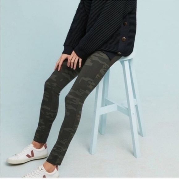 NWT SANCTUARY || Anthropologie Runway Printed Camo Grease Leggings S - Picture 4 of 10